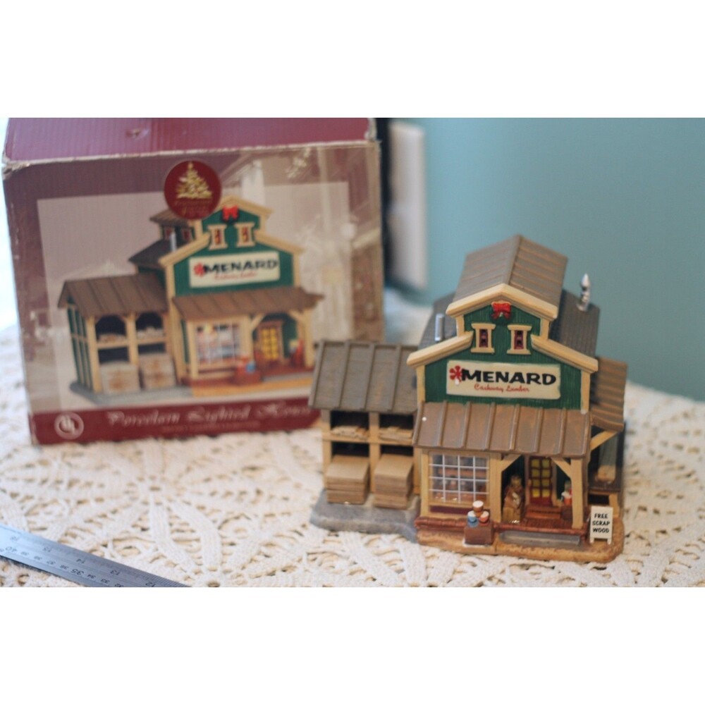 Lemax "Menard Cashway Lumber" Porcelain House 2005